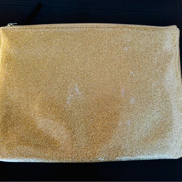 Kate Spade Sparkling Gold Cosmetic Bag - Picture 2 of 3